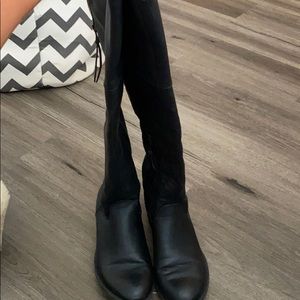 Black Knee High Boots